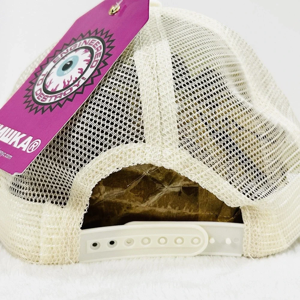 Mishka Eyeball Yellow Trucker Foam Hat‎ Cap Adjustable Snapback Off White Casual